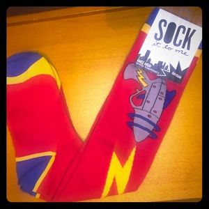 SOLD Sock it to Me Ray Gun New Knee Socks NWT